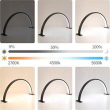 1 Peça Lâmpada de Unha Meia-Lua LED, 3 Efeitos de Cor e 10 Níveis de Brilho, Lâmpada de Unha Rosa/Branca Alimentada por USB - Adequada para Lâmpada de Unha de Quarto e Iluminação de Artesanato, Presente Perfeito para Iniciantes e Profissionais