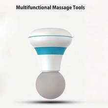 Masajeador portátil de 6 modos: masajeador de tejido profundo recargable por USB para aliviar el dolor de cuello, hombros y espalda | Mini terapia de percusión eléctrica, sin perfume y fácil de transportar - Rosa - Ver 2