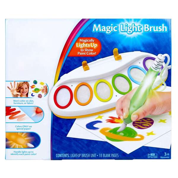 Pinceau lumineux magique, station de peinture sans gâchis pour enfants, cadeau pour enfants, jouets et activités pour tout-petits, 3, 4, 5 ans
