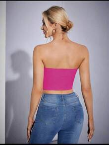 Women Tops - Hot Pink - View 2