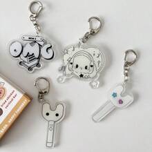 1 pieza Llavero KPOP, Accesorios de llavero, Nuevo llavero de mezclilla, Llaveros, Encantos de teléfono, Accesorios de coche, Encantos de bolso, Accesorios de bolso, Regalo para amigos