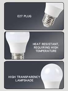 2/4/6/8Pcs LED Bulb E27 13W 220V LED Indoor Lighting Bulb High Brightness And Low Energy Consumption Living Room Home LED Light Bulbs - White - View 7