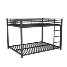 Letto a castello in metallo, letto moderno in ferro con rete a doghe, letto a soppalco robusto, letto per bambini e ragazzi, letto matrimoniale salvaspazio, senza materasso