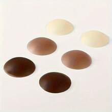 1 Pair Of Silicone Breast Stickers, Women's Anti-Bump Invisible Breast Stickers, Seamless Wedding Dress Sling Breast Stickers, Summer Ultra-Thin Anti-Exposure Solid Breast Stickers - Nước da - Xem 2