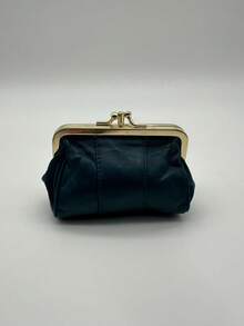 Genuine Leather Small Wallet, Personalized Clutch Bag, Snap Button Design, Convenient And Secure To Use - Dark Green - View 4