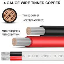 10 Gauge Marine Wire,10 AWG 30ft Duplex Marine Grade Wire Tinned Copper Oxygen-Insulated Red& Black Electrical Cable For Boat/Automotive/RV/Camper/Trailer - 4號規格 - 查看 2