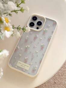 حافظة هاتف شفافة مزينة بزهور التوليب الربيعية متوافقة مع هواتف آيفون 16 برو ماكس/آيفون 15 الجديد 14 برو ماكس، تصميم دقيق وأنيق لحافظات آيفون 13/12/11 بتغطية كاملة وحماية
