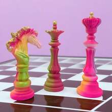 Una variedad de estilos de estatuas de ajedrez, esculturas exquisitas, decoraciones para el hogar, decoraciones de escritorio, estatuas pequeñas, oficina, sala de estar, dormitorio, adecuadas para amantes del ajedrez y decoración del hogar de amigos