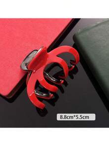 Korean Elegant Heart Shaped Plastic Claw Hair Clip, Medium Size, Wholesale,Hair Accessories,Hair Claw,Claw Clips,Hair Clutch,Hair Jaw Clip Fall Winter For Vacation Outfits Woman