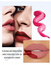 Tint & Peel Lip Stain – Long-Lasting Matte Liquid Lipstick With Natural Tint, Transfer-Proof & Lightweight For All-Day Wear - 彩色 - 查看 7