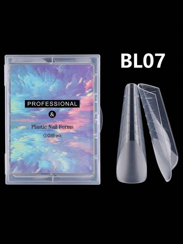 120pcs Fake Nail Quick Extension Tips Reusable Polygel Nails Form With Scale UV Gel Polish Mold Sculpted Full Cover Press On Nails For Women And Girls Manicure Supplies Tools BL07,Nail Supplies,Nail Tools,Nail Art Tools,Back To School,Nails,Nail Tools For Press On Nails