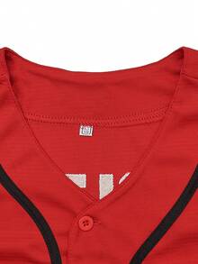 Áo bóng chày nam Wildcats #14 Troy Bolton Movie Stitched Jersey - Đỏ - Xem 4