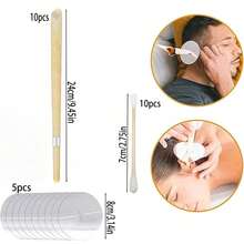 25pcs Ear Wax Removal Kit, Includes Ear Candles, Ear Funnel With Ear Plugs And Cleaning Swabs, Ear Care Cleaning Set - Multicolor - View 6