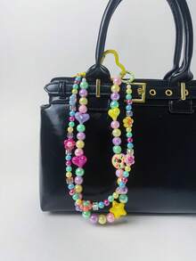 Bộ phụ kiện 3 trong 1, Dây xích túi xách nữ, Dây xích ví, Mặt dây chuyền ví, Mặt dây chuyền túi xách, Móc khóa ví, Mặt dây chuyền phụ kiện túi xách, Phụ kiện ví, Mặt dây chuyền túi xách dễ thương, Mặt dây chuyền và dây xích ví, Phụ kiện ba lô, Phụ kiện mặt dây chuyền túi xách, Mặt dây chuyền ví, Thích hợp để trang trí túi vỏ sò/tiệc cưới/túi đi biển bằng rơm/phụ kiện dạ hội/túi dạ hội, Phong cách thập niên 2000, Thích hợp làm quà tặng Ngày của Mẹ/Ngày Nhà giáo. - Nhiều màu - Xem 6