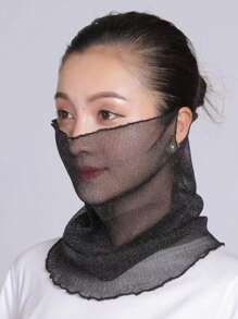1pc Women's Neck Scarf, Summer Thin Sunscreen Versatile Small Scarf For Neck Protection, Versatile Neck Mask, Multi-Functional Scarf