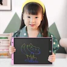 1pc/2pcs/5pcs LCD Color Drawing Tablet, LCD Writing Tablet, Back To School Writing & Drawing Learning Pad, Equipped With Stylus Pen, Montessori Educational Electronic Writing Board, Magic Blackboard Art Drawing Tool, Colorful Erasable Doodle Board - Multicolor - View 8