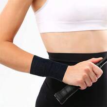 7 Rolls Self-Adhesive Bandage, Breathable Sports Tape, Self-Adhesive Sports Bandage (White) - Black - View 3
