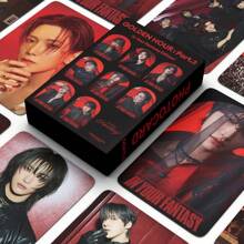 55 张 GOLDEN HOUR：第 3 部分卡片（洪中、成华、允浩、汝尚、山、珉伊、祐英、钟浩）、送给 ATINY（粉丝）的礼物创意、92 张（60 张卡片 + 32 张小贴纸）、55 张、热门 K组合应援卡、收藏卡、节日礼物、新收藏贺卡、卡片展示收藏、流行音乐周边产品、盒子装饰卡 - 彩色 - 查看 2