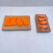 1pc Rectangular Wooden Sushi Tray With Base, Wooden Cooking Rack, Sashimi Sushi Platter, Suitable For Home Kitchen, Restaurant, Hotel, Kitchen Utensil Accessory