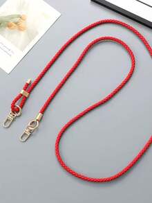 Adjustable Handmade Braided Leather Cord Crossbody Bag Chain Replacement Strap, Versatile Bag Charm Accessory - Multicolor - View 13