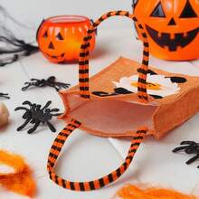 1 buc/3 buc Decorațiuni de Halloween pentru păpuși cu desene animate, geantă de in cu oameni din pădure, geantă de bomboane pentru păpuși fără chip, en-gros pentru evenimente de sărbători, consumabile pentru petreceri