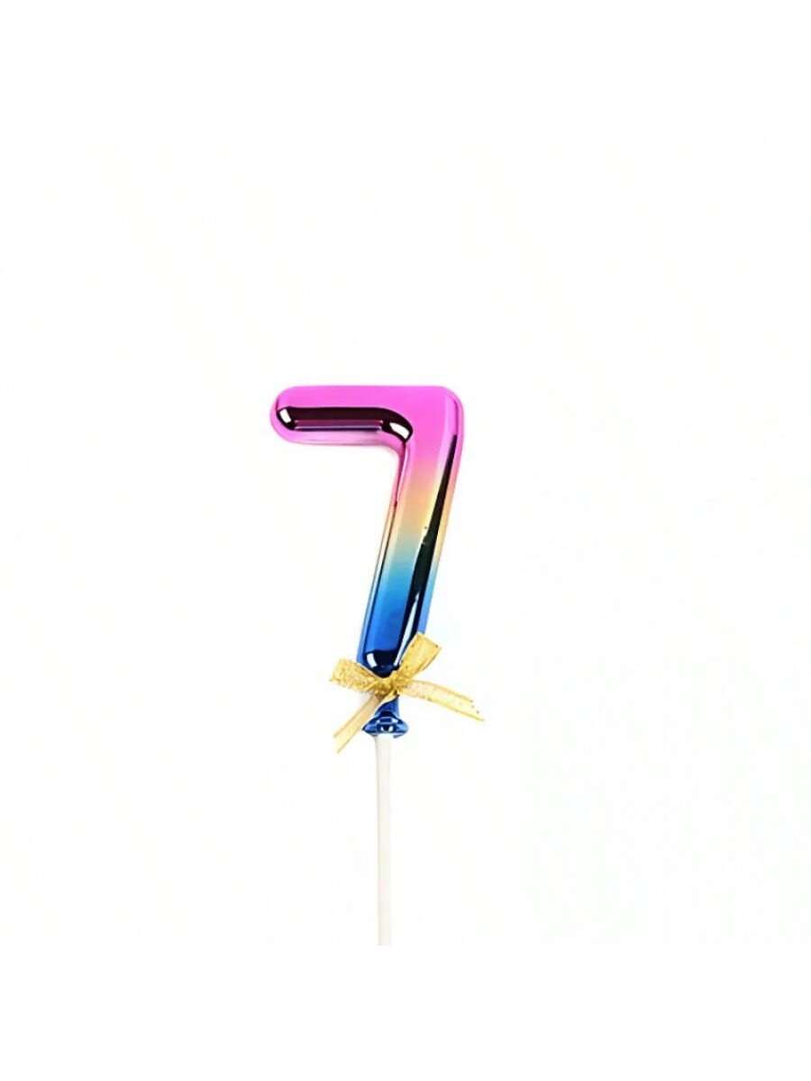 Número colorido 7