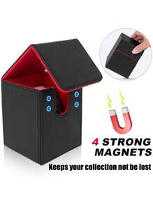 可堆叠卡片收纳盒，100 个插槽，简约设计，适用于梦幻卡牌宝藏 WS 等纸牌游戏 - 多顏色 - 查看 13