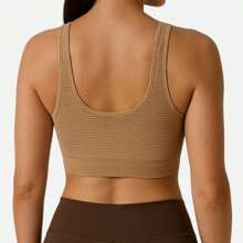 Kit Com 3 Sutiã Top Regata Com Bojo Removível CORES SORTIDAS - Top Import