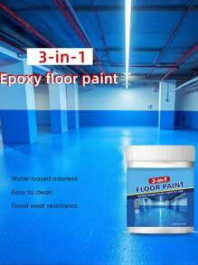 三合一环氧地坪漆，水性树脂地坪漆，适用于家庭、车库、游泳池