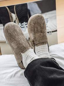 男士平底防滑拖鞋，耐穿舒适，室内外皆宜，尺码偏小一码 - 沙色 - 查看 3