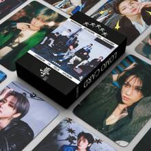 Sega Carte da collezione dei Kpop, con i membri Chan, Know, Changbin, Felix, , I.N, carte di supporto per il gruppo popolare, nuova collezione di carte da saluto, raccolta di carte da esposizione, accessori musicali pop, carte per decorazione di scatole