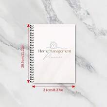 1PC ADHD Home Management Binder – Cute Pink Design With Cleaning Schedules, Habit Trackers & Meal Planners | Life Organization Kit For Neurodivergent Women, Busy Moms & Clutter-Free Households