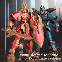 13 Movable Joints Arthur King Lich King Knight Robot Action Figure Assembling Toy Model, Gift For Boys