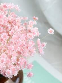 30/60/100/200 pezzi Mini margherite brasiliane essiccate, decorazioni adatte per composizioni floreali da matrimonio, decorazioni per la casa, regali di San Valentino, colori rosa, corallo chiaro, stile rustico, decorazioni naturali a base di erbe, decorazioni autunnali