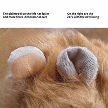 Haustier-Verwandlungen Gruseliger Hund mit Löwenohren Perücke Hut Haustier Löwen Kopfbedeckung Haustier Halloween Dekoration Löwen Kopfbedeckung Haustier Zubehör Katzen Kopfbedeckung Hunde Kopfbedeckung Hunde Halloween Accessoires Halloween Halloween Kostüme