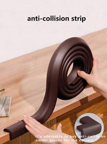 1卷防撞条，2米L型桌边保护条，用于桌角保护，缓冲保险杠，软床边贴纸，家具保护|可混合条|耐用保护器