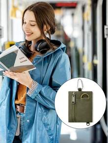 RFID 防盗隐形胸罩钱包 - 多色可选，超薄防盗设计，亲肤柔软材质，可调节，按扣设计防止物品掉落，轻盈透气，无异物感，可水洗重复使用，旅行收纳袋及护照专用隐藏口袋 - 彩色 - 查看 2