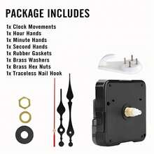 A Marble-Style Wall Clock With A Festive Atmosphere, Silent Wall Clock, Easy-To-Read Numbers, Suitable For Living Room, Garden, Kitchen, Bedroom, Office Wall Decoration, 10*10inch - Multicolor - View 9