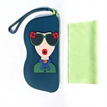 Silicone Glasses Case, Portable Sunglasses Storage Bag, Large Capacity Eyeglasses Pouch, Makeup & Cable Organizer, Mother's Day Gift, Gender Reveal Party, Perfect For Birthdays, Weddings, Parties, The Perfect Gift For Colleagues, Friends, And Family, Back To School