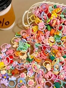 40 قطعة/مجموعة من أربطة الشعر الوردية الجميلة، تشمل مجموعة متنوعة من إكسسوارات الشعر الرائعة مثل التيجان والقوس والزهور والفواكه والفيونكات، بأنماط متعددة وألوان زاهية - مناسبة للفتيات والنساء، ضرورية للعودة إلى المدرسة، سهلة المطابقة للذيول والضفائر أو الكعكات، تضفي مظهرًا لطيفًا ومرحًا، مليئة بالبراءة والفرح في كل لحظة، أربطة الشعر، مطاطات الشعر، حبال الشعر - متعدد الألوان - مشاهدة 4