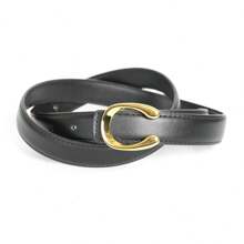 ECHAIN 1pc/2pcs Narrow Waist Strap For Jeans Dress Women Fashionable Belt Simple Elegant Waistband Valentine's/Mother's Day Gift Daily Wear Red/White/Black/Coffee/Brown