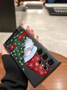 1个可爱圣诞老人和圣诞树图案防摔防滑黑色手机壳，兼容 17/17 Air/17 Pro/17 Pro Max，兼容荣耀，兼容红米，兼容三星Galaxy A04e/A05s/A13/A14/A15/A34/A35/A50/A52/A53/A54/S21/S22/S23/S24/S25/S25 Ultra，6A/7A/8A，12T/13T/14T，国际版，非国内版 - 黑色 - 查看 7