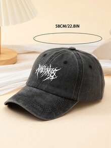 2pcs Adjustable Patterned Baseball Cap Set For Men, Suitable For Daily Life And Outdoor Street Wear,Summer,Beach,Holiday,Festival,Travel - 2pcs - View 4