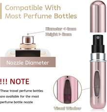 1 Piece Portable Perfume Spray Bottle Set - Refillable Travel Sized Perfume Dispenser, Suitable For Touch Up On The Journey - Perfect For Carrying Your Favorite Fragrance In Purse, Pocket, Fitness Bag, Travel Or Shopping - Leak Proof, Easy To Fill, Perfect For Parties And Daily Use Back To School - Nhiều màu - Xem 10