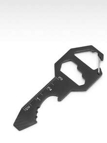 1 件/3 件钥匙扣开瓶器多功能工具，带钥匙扣，不锈钢 EDC 小工具，男士钥匙扣，6 合 1 工具，开瓶器，扳手，螺丝刀，公制尺，剪线钳，汽车钥匙扣，钥匙圈，钥匙扣配件，配套钥匙扣通用日常携带口袋和背包工具 - 彩色 - 查看 3
