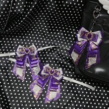 Accessori di supporto fai-da-te per fiocchi meravigliosi - accessori per badge e borse - supporto per badge versatile e originale - accessori decorativi per fiocchi stile Lolita - fermaglio per bordi - di ritorno a scuola