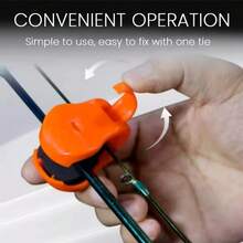 便携式鱼竿支架 紧凑型设计 鱼竿固定器 壁挂式鱼竿绑带夹 多功能鱼竿支架 - 彩色 - 查看 4