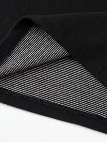 2 peças Camiseta de Manga Longa Gola Careca Masculina + Calça, Camiseta Térmica Casual Quente e Calça Inferior de Fleece para Outono/Inverno