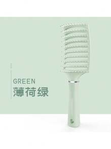 Large Curved Rib Hair Brush, Hair Root Volumizing Styling Brush, Long Hair Curly Hair Massage Comb, Straightening Brush