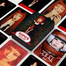 Kpop、粉丝周边商品，Rosie、Jennie、Jisoo、Lisa，Jump卡，BP全息卡/Lomo卡（卡片+贴纸），高级收藏卡，演唱会周边，送给朋友的最佳礼物 - 彩色 - 查看 11